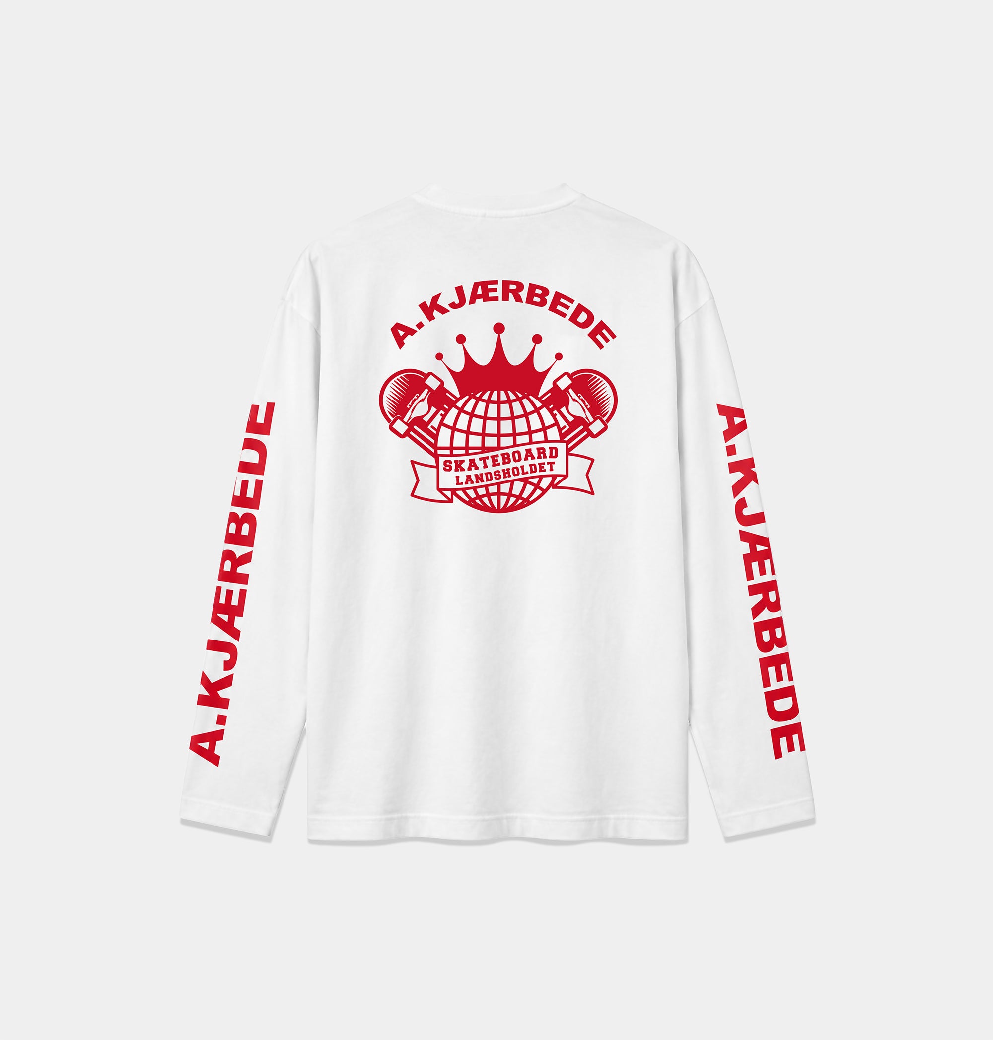 Vitus - Longsleeve (Skateboard Landsholdet) - White